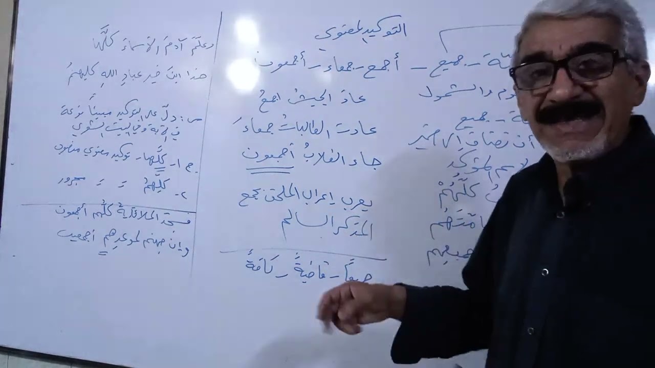 بقية الفاظ التوكيد المعنوي.. كل. عامّة. جميع. أجمع. جمعاء. أجمعون.. والله المستعان