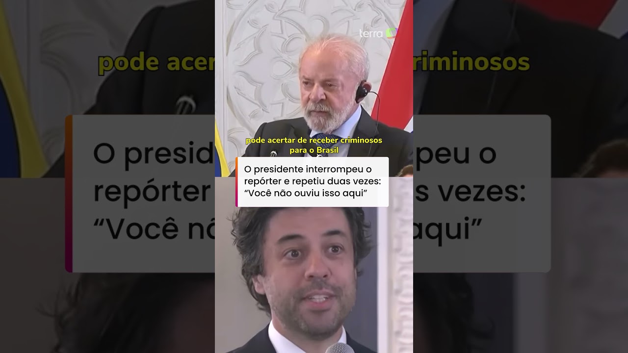 Lula se irrita com pergunta e interrompe jornalista: 'Voc&ecirc; n&atilde;o ouviu isso aqui' #shorts