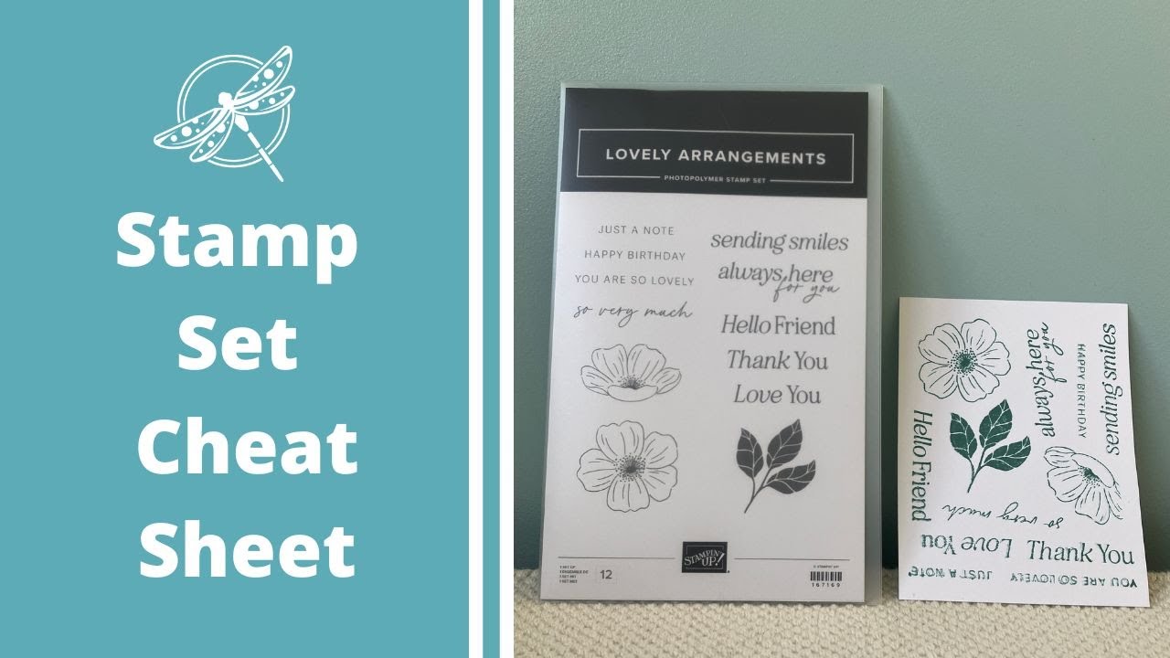 Новые футляры для штампов Stampin' Up! - Шпаргалка по наборам штампов