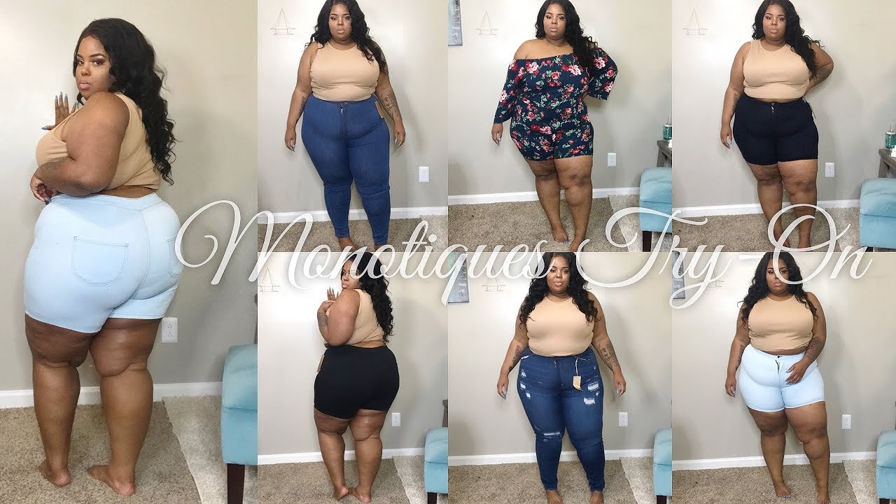 Monotiques 3X Denim Try-On Haul | Plus Size | Daquana White