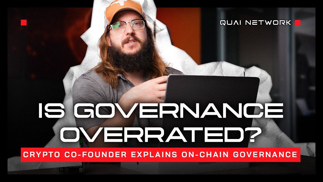 Is Governance Overrated? | Crypto Co-Founder Explains On-Chain Governance