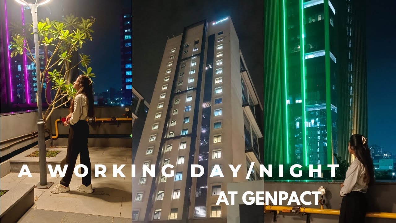 MY WORKING DAY/ NIGHT AT GENPACT NOIDA📍 #genpact || US SHIFT||