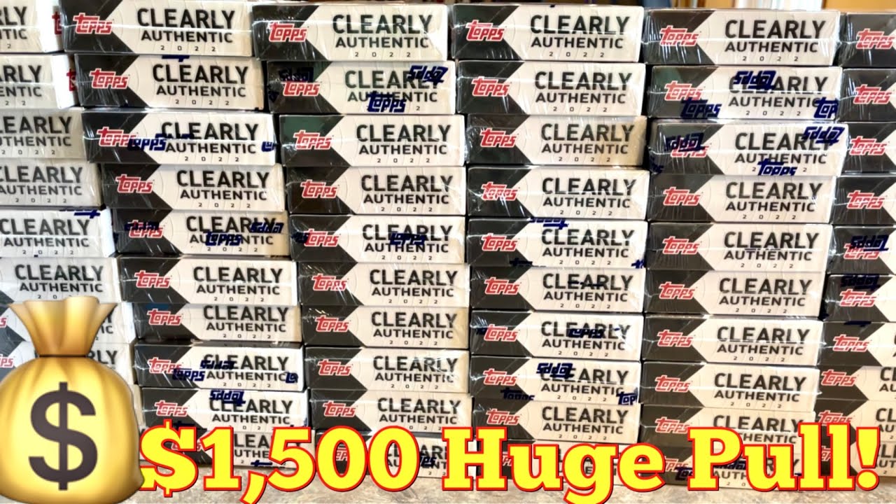 🤯MASSIVE HIT!!  2022 CLEARLY AUTHENTIC FOUR CASE BREAK!