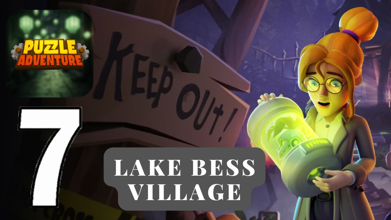 Puzzle Adventure: Mystery Tale  - Walkthrough Part 7 - Lake Bess Village (iOS, Android)