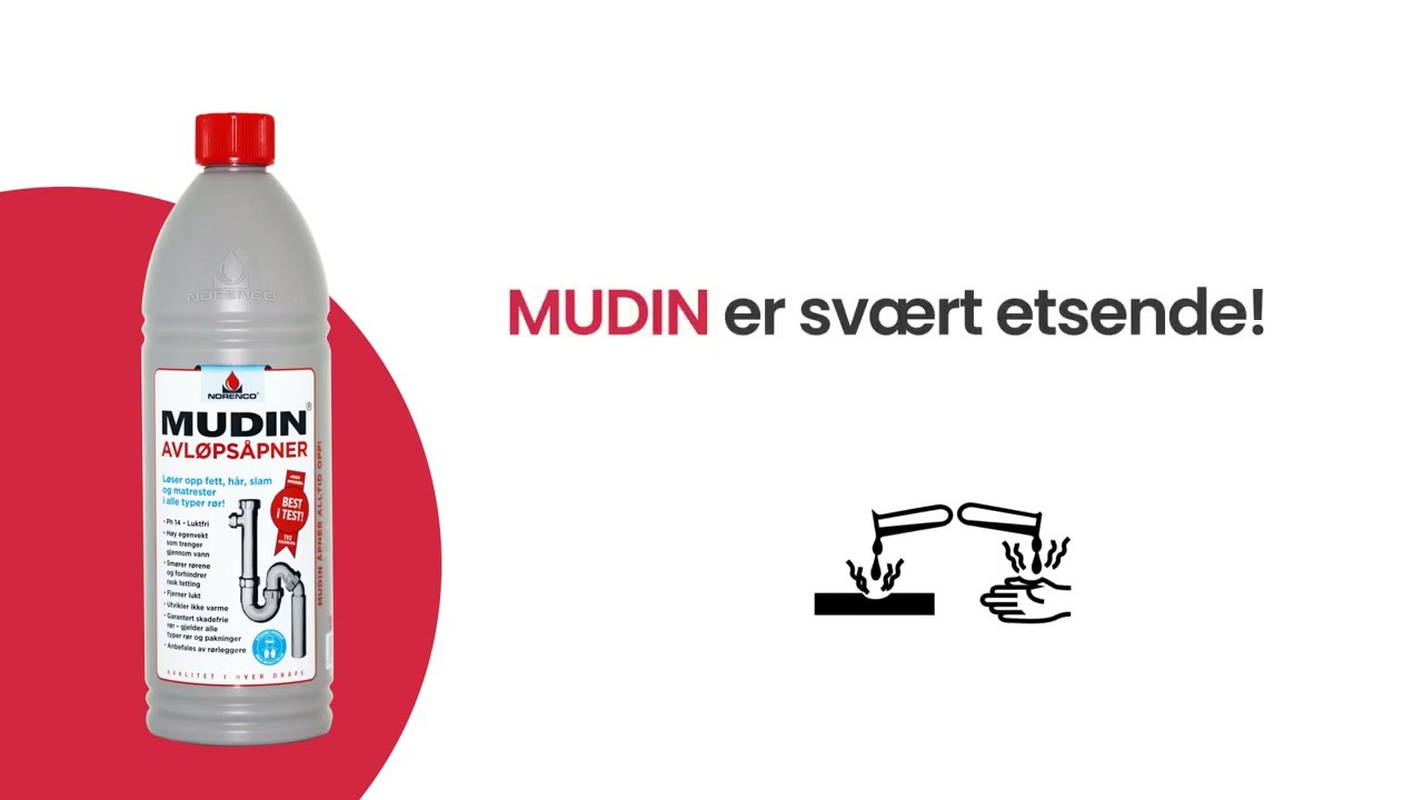 Mudin Avløpsåpner Animasjonsfilm / Forklaringsvideo