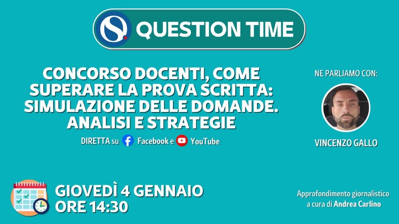 Concorso docenti, come superare la prova scritta: simulazione delle domande. Analisi e strategie