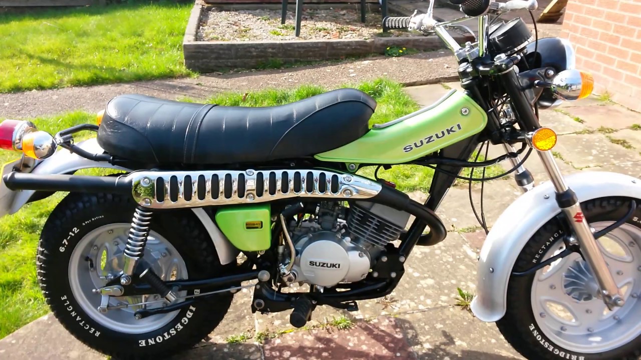 Suzuki Rv 125 Fully restored. This was the first of 2 metallic green Rv125's that I restored.
