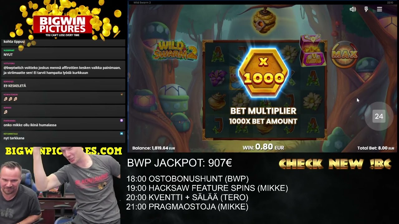 MAX WIN from chest on Wild Swarm 2 slot FT. Fruitpartygambler!