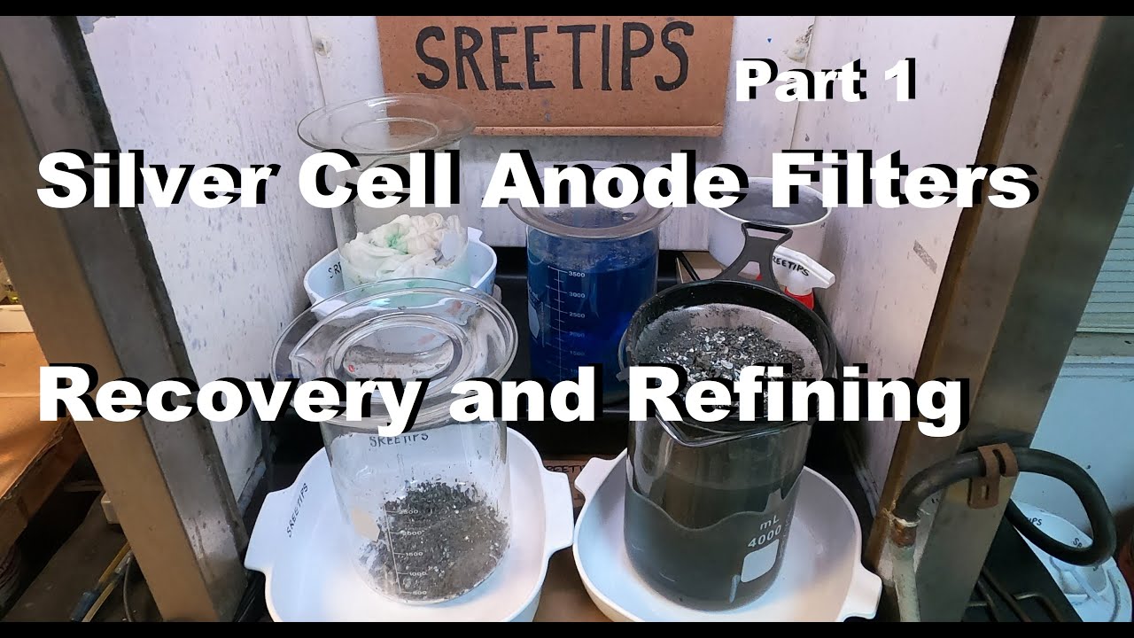 Silver Cell Anode Filters Recovery and Refining Part 1