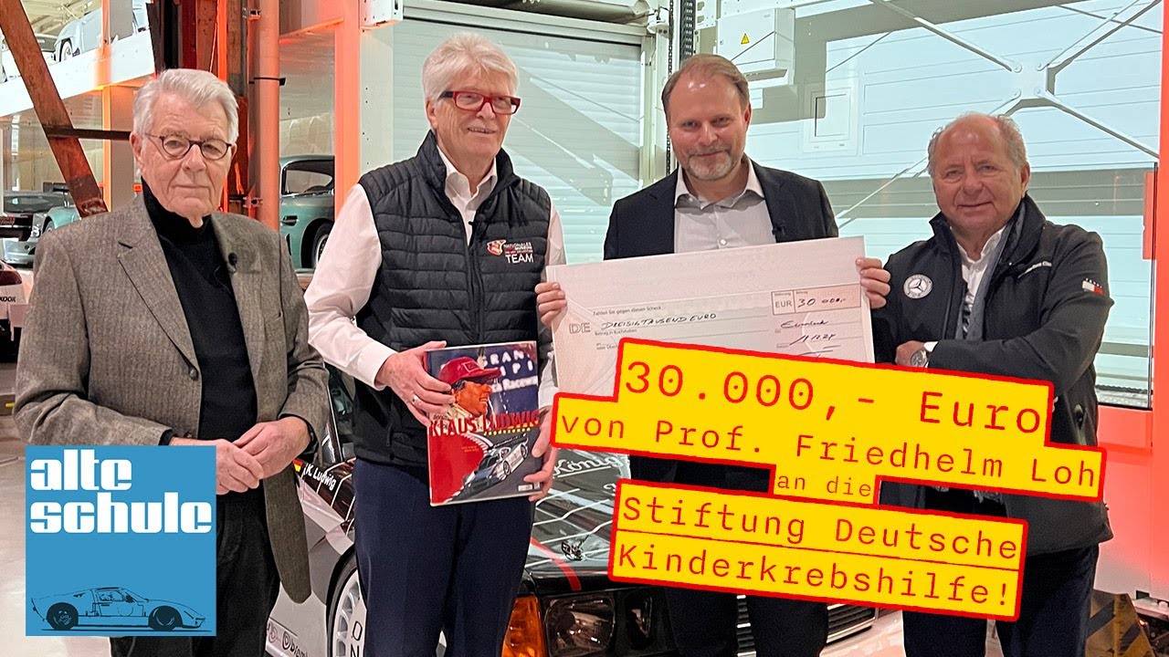 Danke Prof. Friedhelm Loh für sagenhafte 30.000,- Euro für die Stiftung Deutsche KinderKrebshilfe!