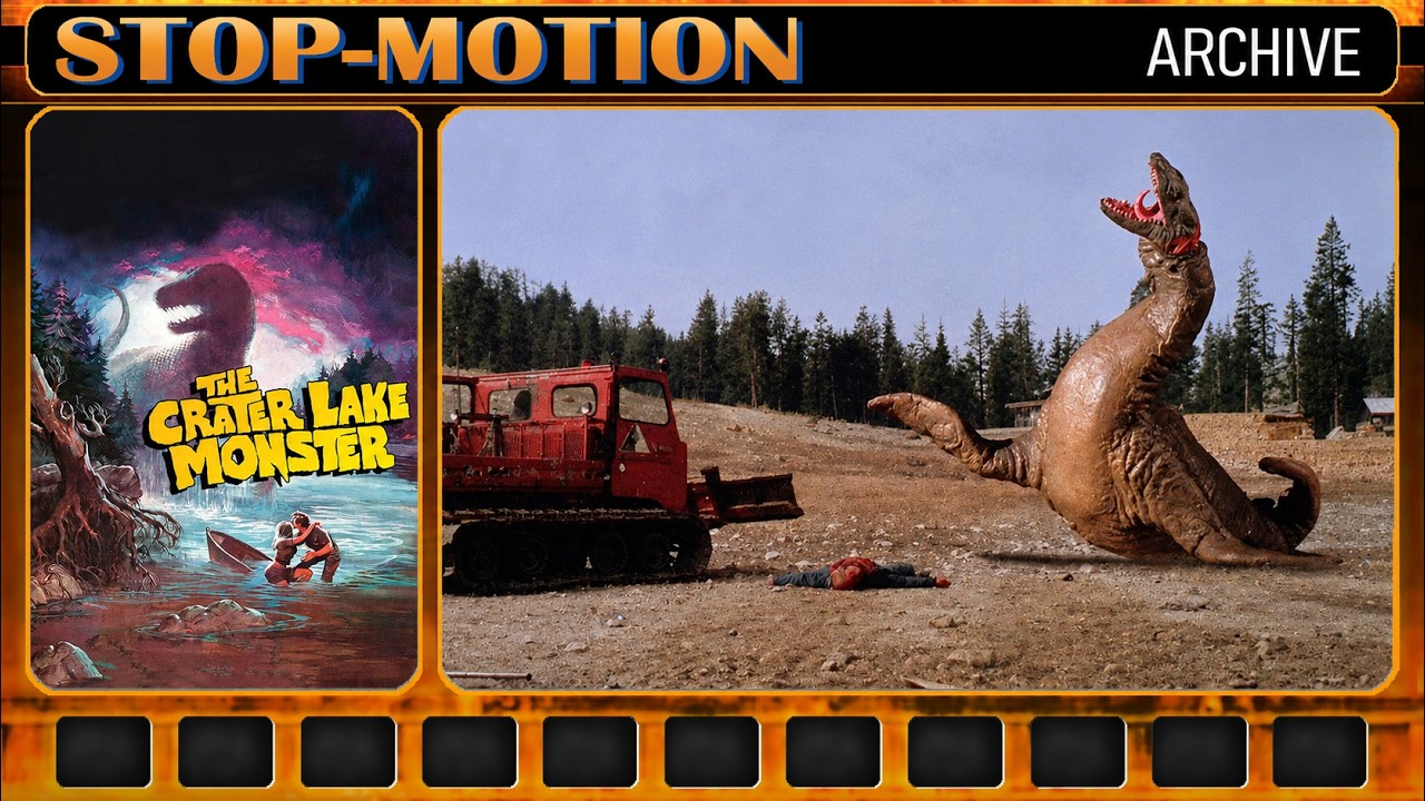 The Crater Lake Monster (1977) Stop-Motion shots