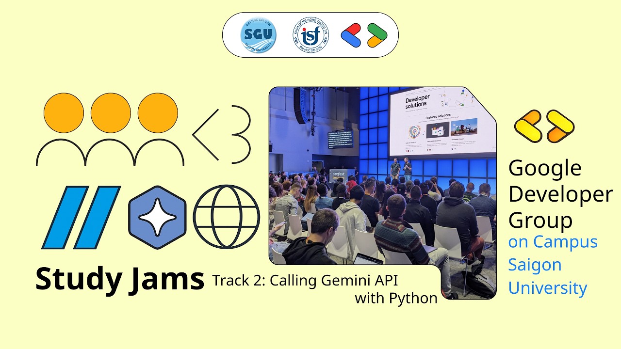 [OFFICIAL] Study Jams 2026 - Track 2: Calling Gemini API with Python