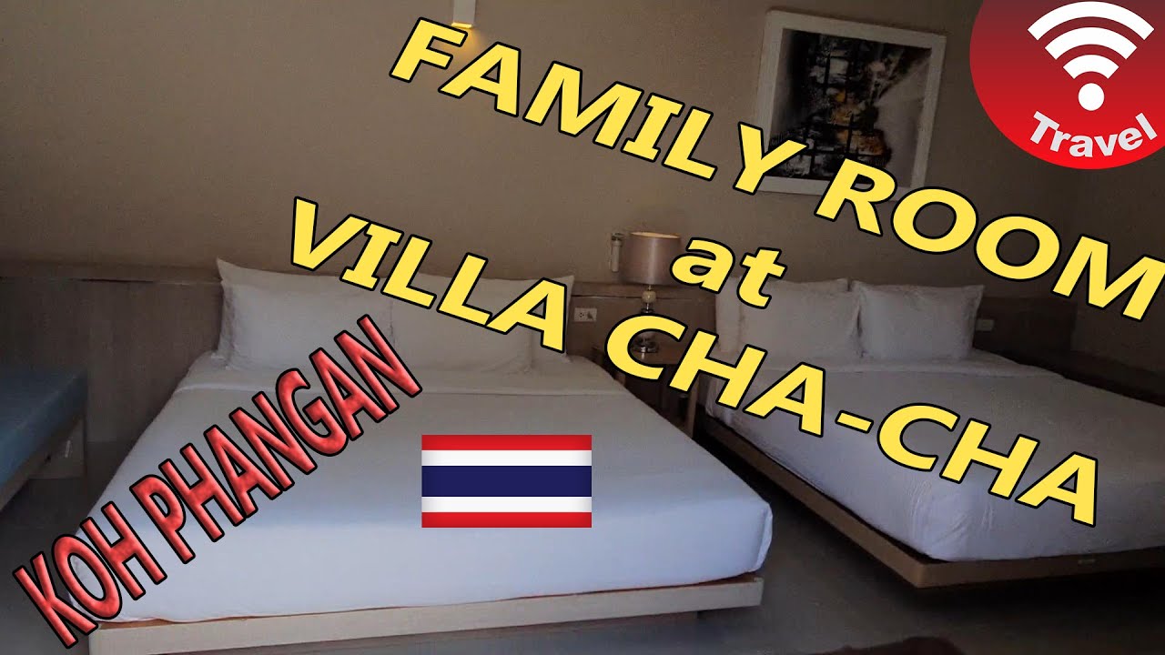 Family room at Villa Cha cha, Koh Phangan, Salad beach, Thailand