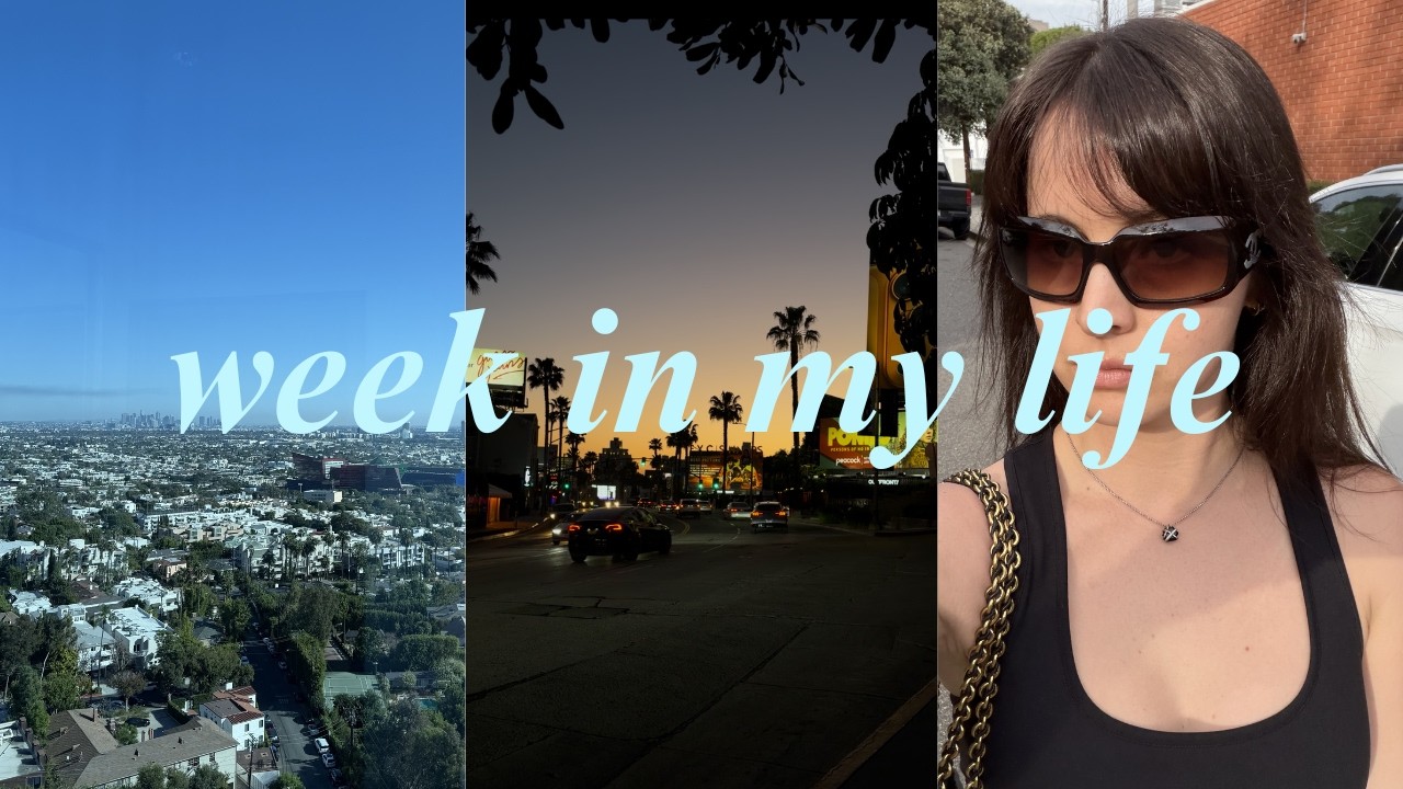 week in my life: dying my hair, new artwork, grwm to go out