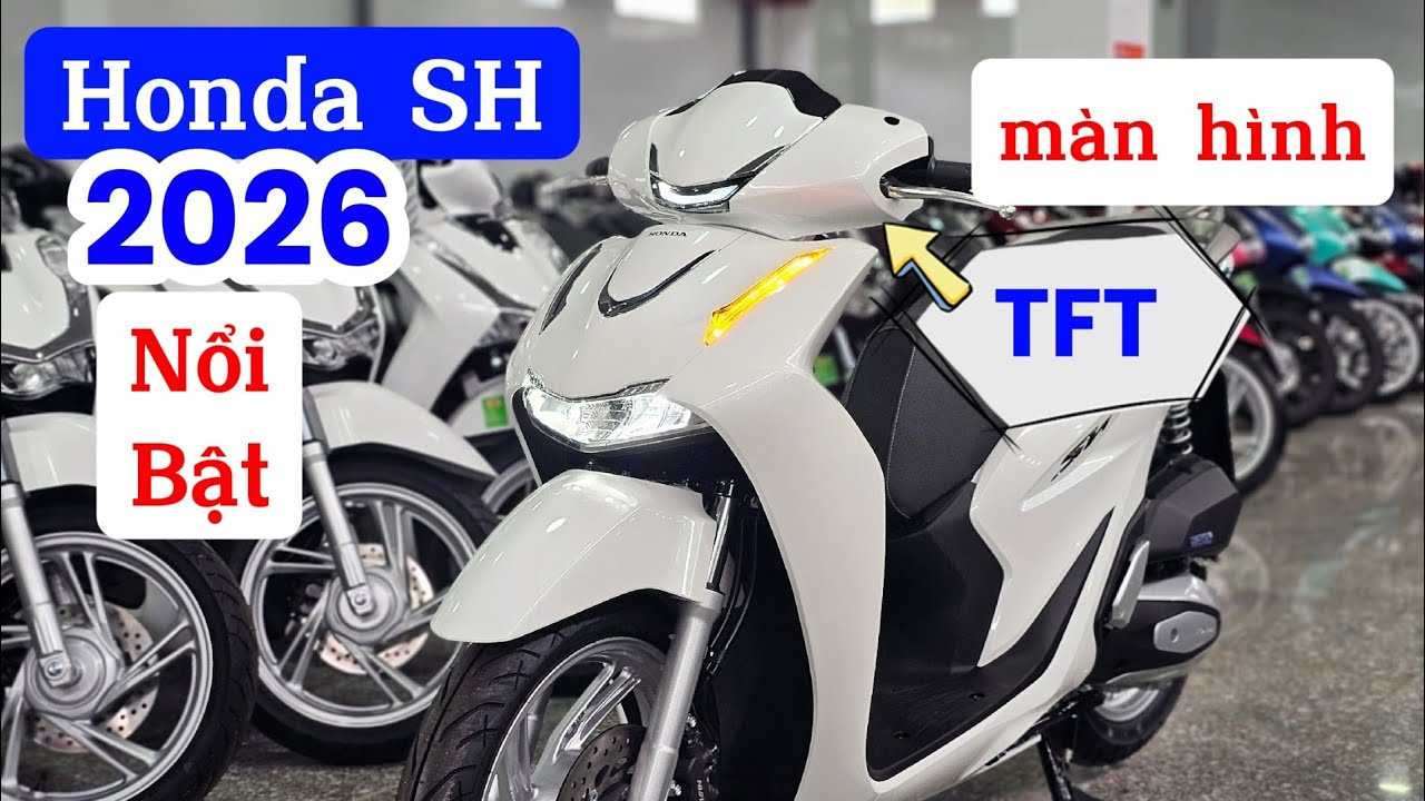 Cận cảnh Honda SH 2026 đã có mặt tại head Huỳnh Bạch Tùng. #sh #125 #2026 #sh125 #150 #160 #sh160