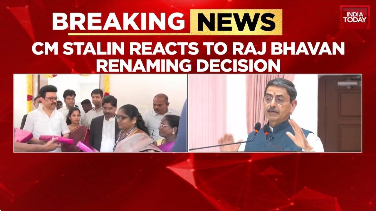 Tamil Nadu News: Stalin Slams Raj Bhavan Rename Eyewash | India Today
