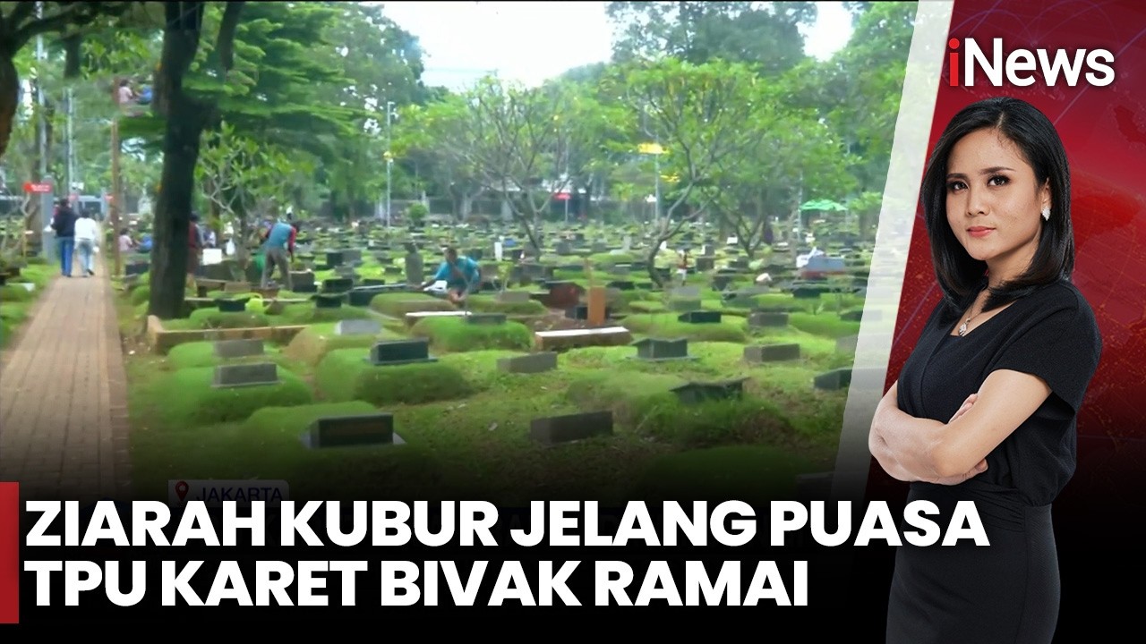 Jelang Ramadhan, TPU Karet Bivak Dipadati Peziarah| iNews Siang 14/2
