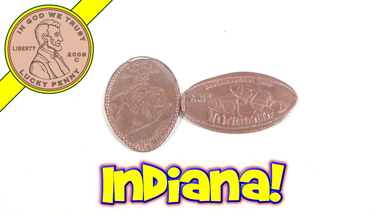 Pressed Pennies Lot - Indiana Fort Wayne Zoo, Indianapolis Zoo - Souvenir Coins
