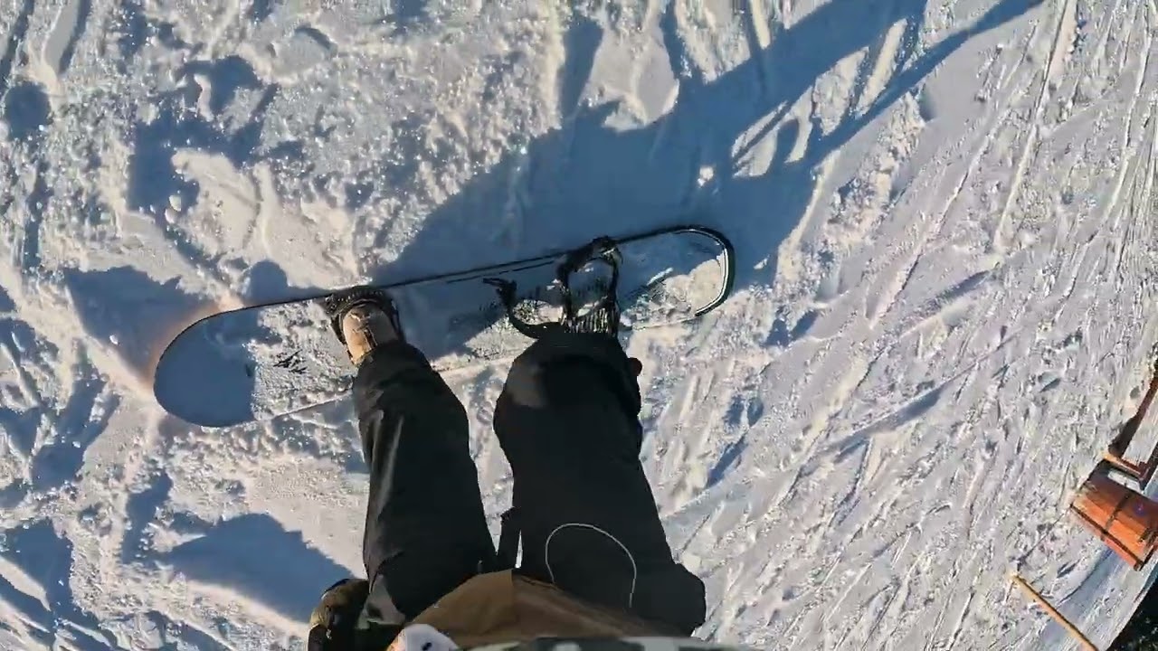 Getting warm on a warm day at Big White