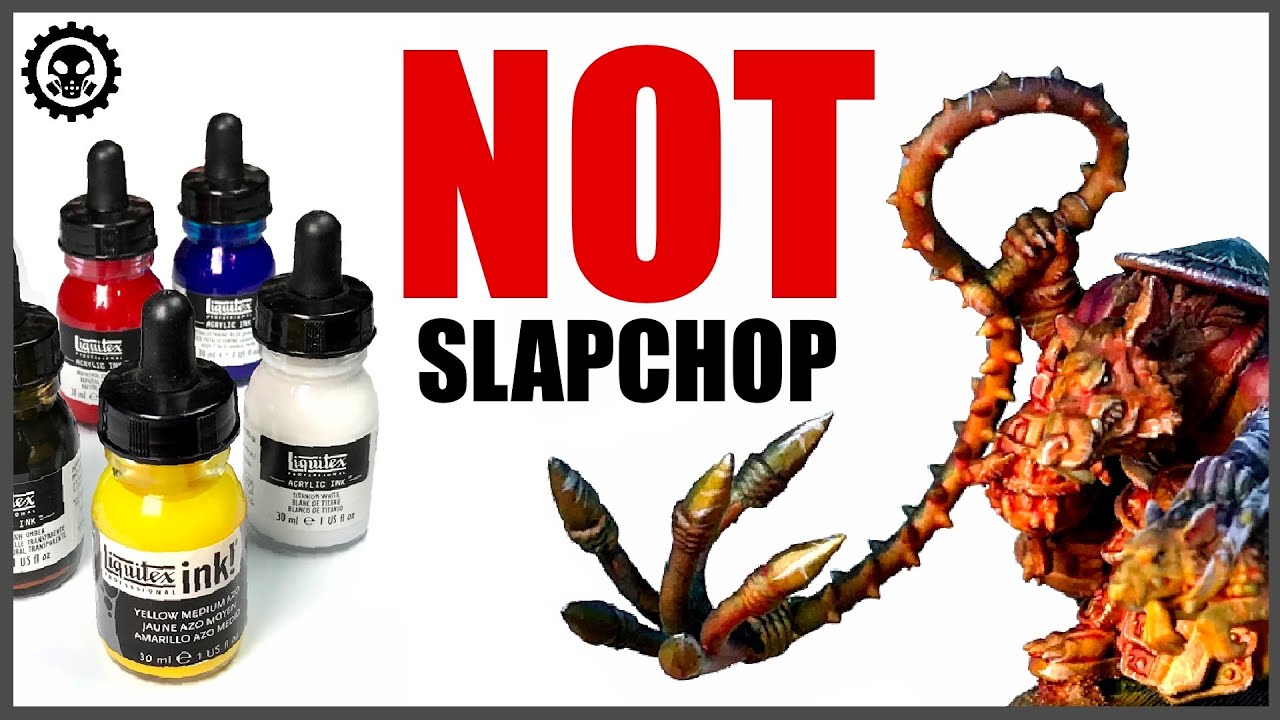 НЕ #slapchop Painting | Миниатюрная живопись чернилами Liquitex | Видеоблог об окончании 2022 года