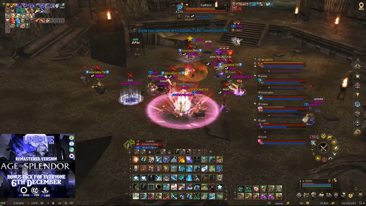 GvG 7x7 Vs AdrenalineTM || Age of Splendor