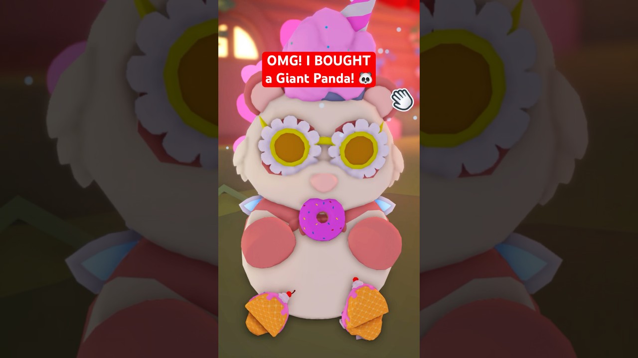 i really wanted a Giant Panda 🤭 - pet releaser update Adopt Me #adoptme #roblox