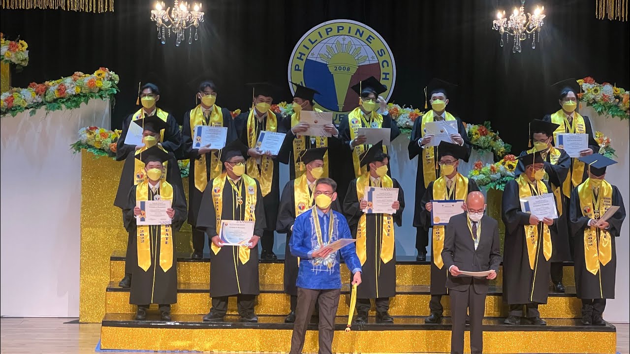 The Philippine School Dubai UAE  Senior High Graduation 2021-2022