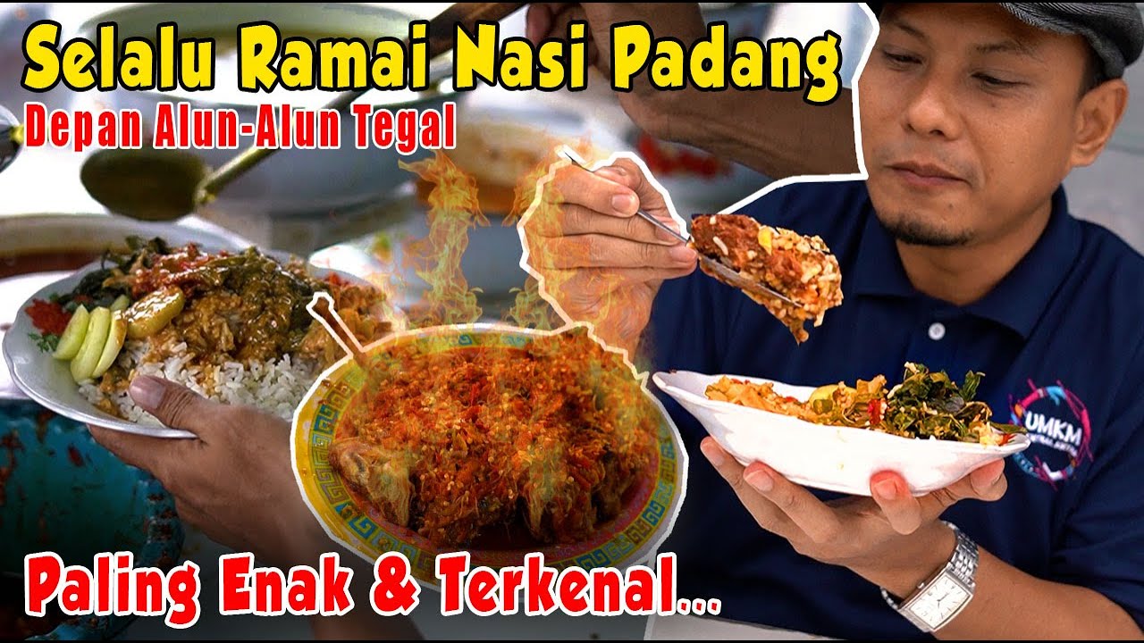 NASI PADANG TERENAK DI PANTURA I RM PADANG OMBILIN TEGAL I MURAH DAN LEZAT