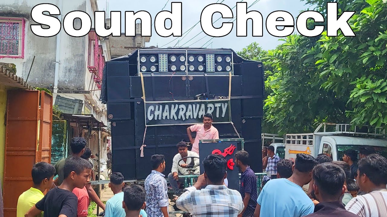 Sound Check Video || Chakravarty Musical Berhampur 