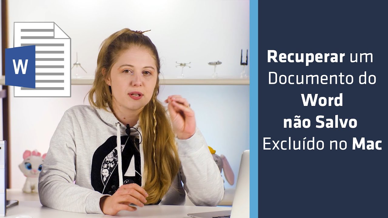 Como Recuperar Documento do Word não Salvo/Excluído no Mac? Aprenda recuperação de arquivo do word!