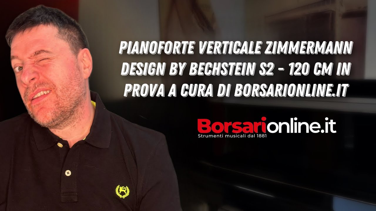 PIANOFORTE VERTICALE Zimmermann Design by Bechstein S2 - 120 cm IN PROVA a cura di borsarionline.it