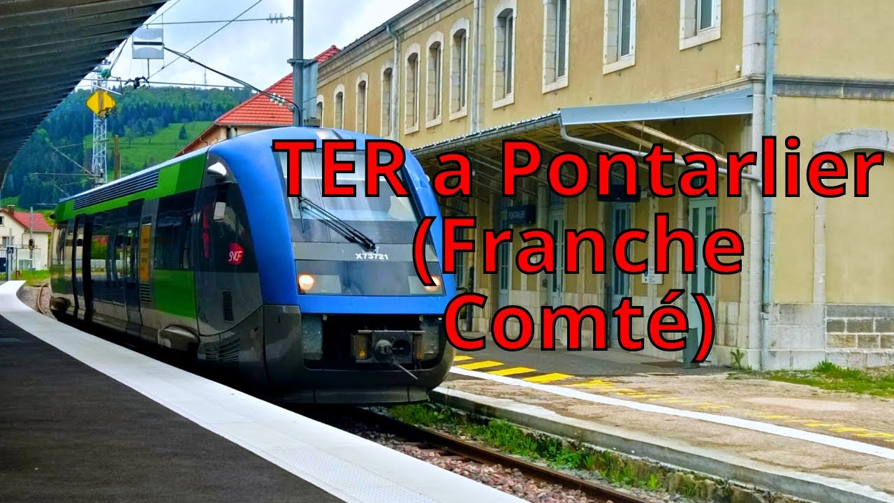 TER en gare de Pontarlier (x73500)