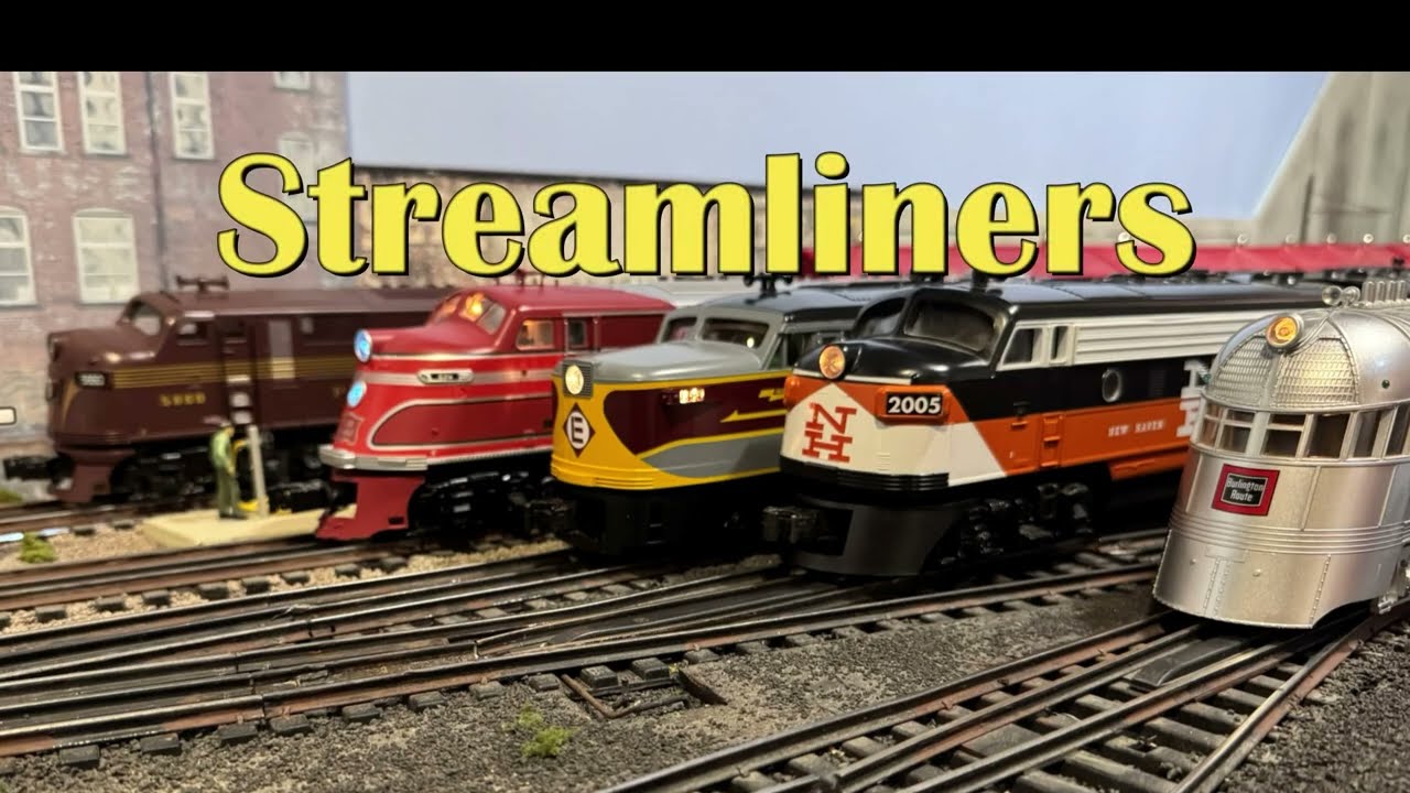 Streamliners on the O Gauge 3-Rail Union City Line