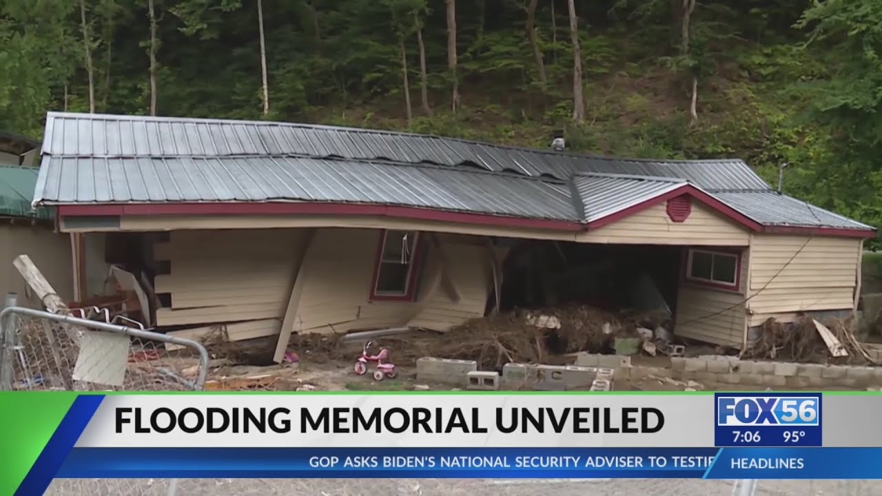 Tribute for 2022 flood victims unveiled in Hazard