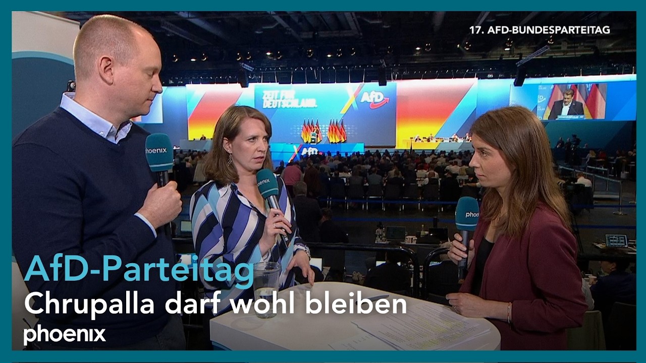 Interview mit Ann-Katrin M&uuml;ller (Der Spiegel) und Justus Bender (FAZ) beim AfD-Parteitag