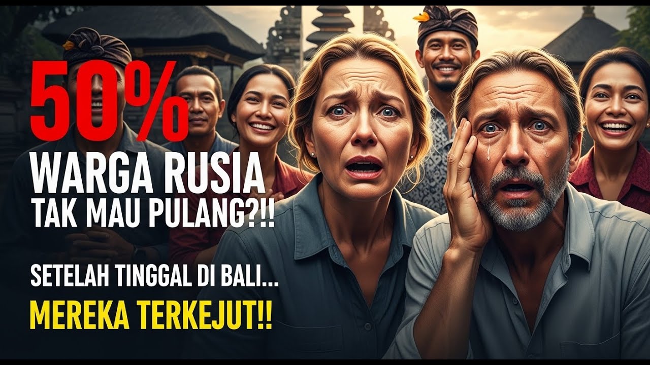 50% WARGA RUSIA DI BALI INGIN PINDAH KE INDONESIA? INI PENYEBABNYA!