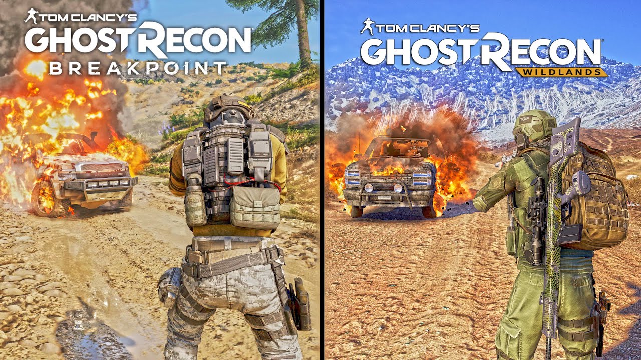 Ghost Recon Wildlands VS Breakpoint [4K UHD 60FPS] | Comparison&nbsp;in&nbsp;2023