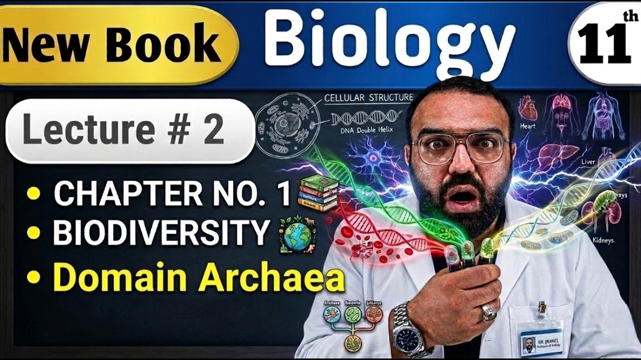 Domain Archaea | Class 11 Biology Chapter 1 Lecture 2 | Archaebacteria Explained in 9 minute