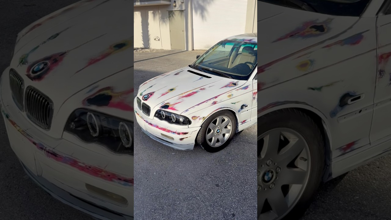 Was it worth it though ???🤔 #cars #bmw #e46 #diy #paintjob #custom #jawbreaker