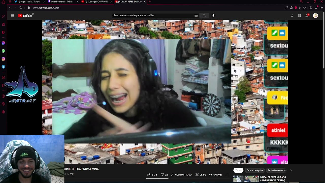 @wilianbonnerlol REAGE CLARA PERES ENSINA COMO CHEGAR NUMA MINA