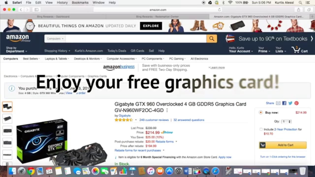 How to get a FREE GTX 960 4GB Graphics Card