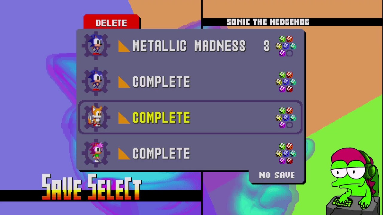 Playing Sonic CD because it's funneroni
