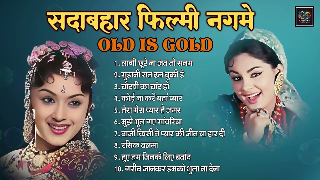 सदाबहार फिल्मी नगमे Old Is Gold | लागी छूटे ना अब तो सनम | चौदवी का चांद हो Evergreen Hindi Hit Song
