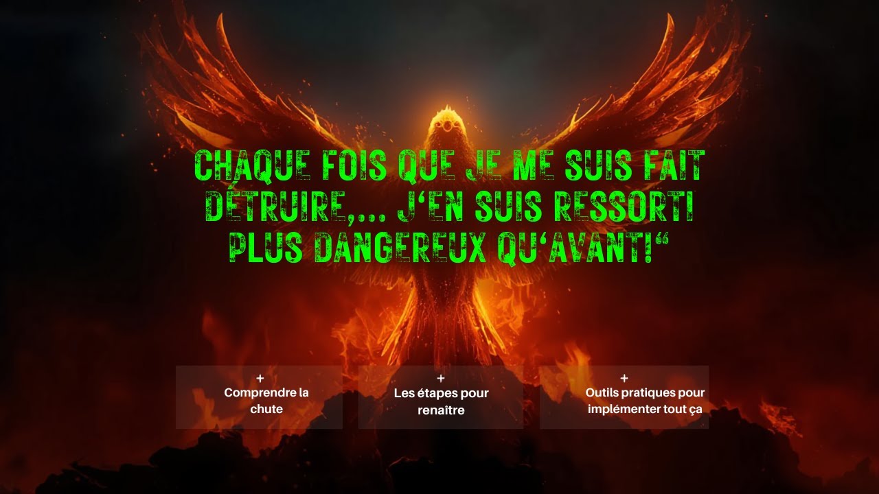 Renaître Plus Fort Après Chaque Chute ! #RenaissancePersonnelle #RebondirPlusFort #MindsetDeFer