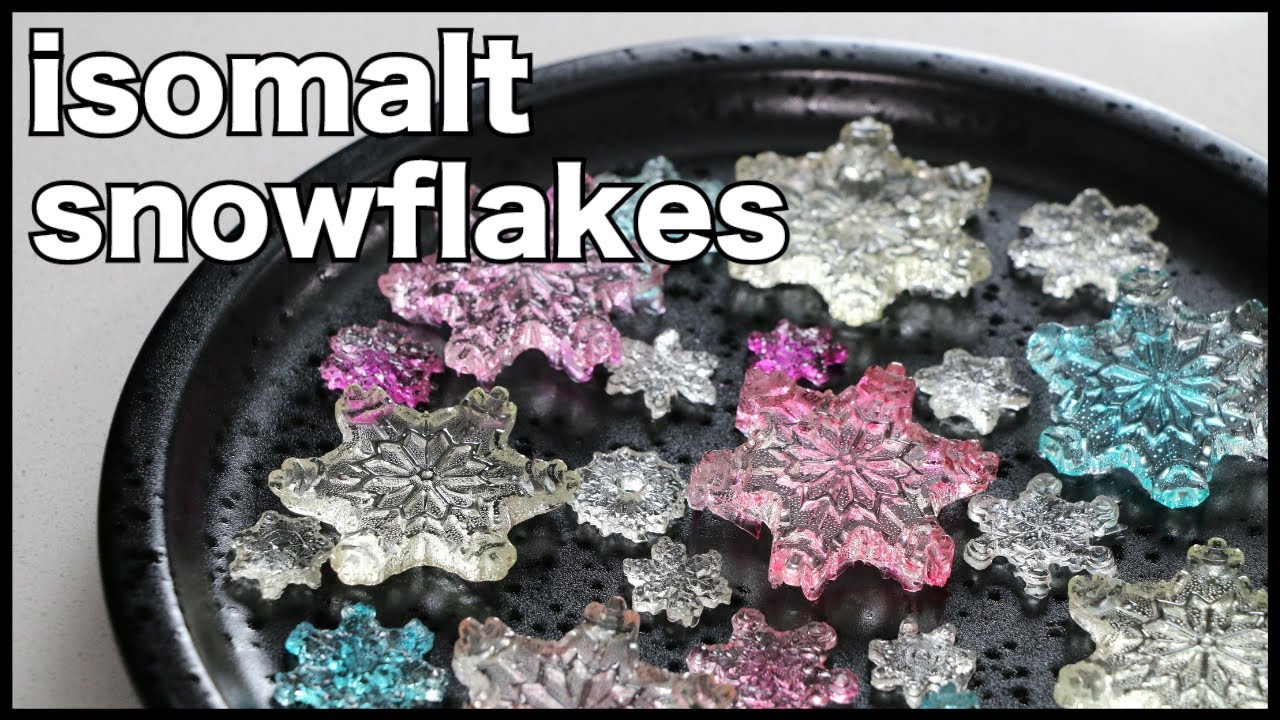 Isomalt Decorations | Snowflakes