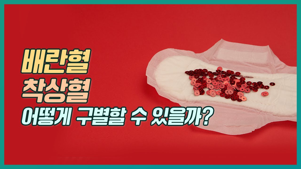 배란혈 착상혈 차이와 구분, 시기로 알아보는 방법