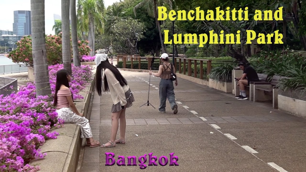 Benchakitti Park and Lumphini Park, Bangkok (Thailand)