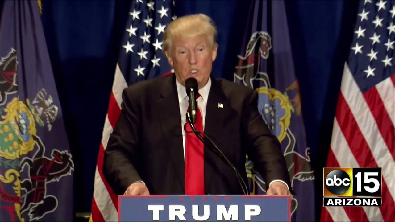 Donald Trump: I wanna get the hell out of here! Altoona, PA