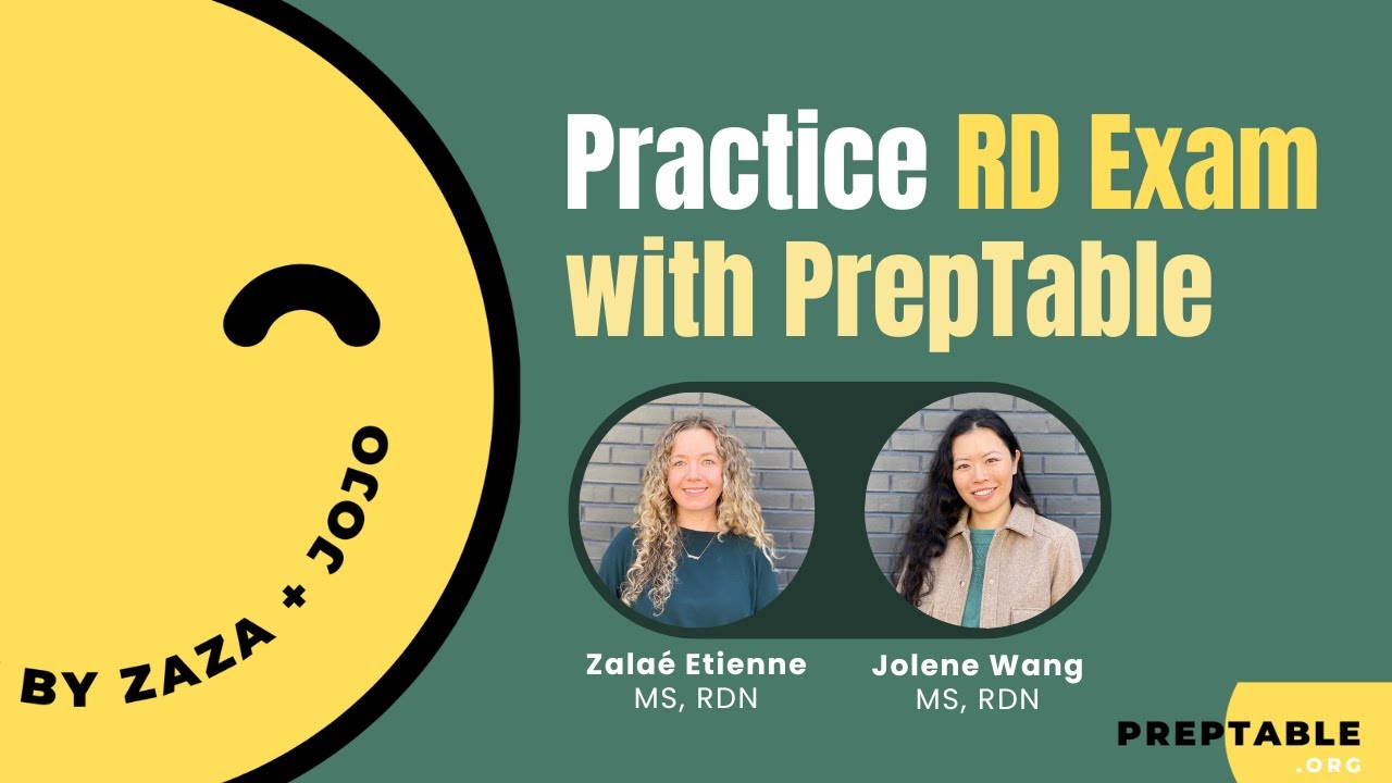 RD Exam 50 Practice Questions Explained | Self Assessment with PrepTable