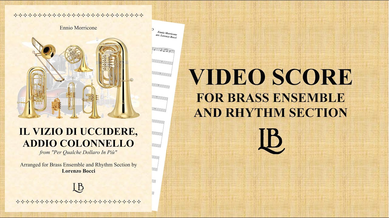 Il vizio di uccidere, Addio Colonnello (E. Morricone) - arranged by Lorenzo Bocci - Brass Ensemble